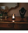 2W LED genopladelig bordlampe, bevægelses dæmper - Sort/røgfarvet, 3000K, 360 grader, elegant design