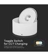 20W Overflade Downlight - LED, COB, 3in1, Hvid, Hus