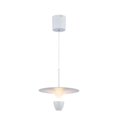 9W LED hængelampe - 30x320x100cm, 3000K, ren hvid, hus