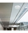 8W/16W/20W LED sensorlampe med Samsung chip - 3-i-1 CCT, IP65, Ø32cm, mikrobølge sensor, hvid kant