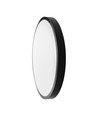 18W LED loftlampe med sensor - Ø22,5cm, IP44, sort kant, 4000K, mikrobølge sensor