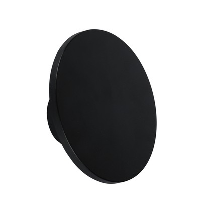 12W LED KUPPELAMPE - 4000K, rund, sort hus