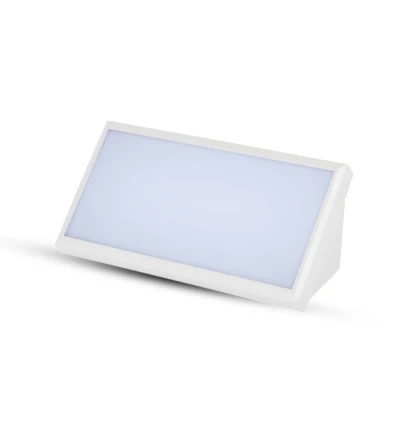20W LED væglampe, IP65 - 3000K, grå, udendørs, 110 grader, 2045lm