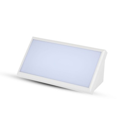 20W - LED Landskab Udendørs Soft Light, Stor, 4000K, Hvid Hus