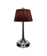 1,5W LED Bordlampe - Touch Dæmpbar, 3i1, Krom, Brun