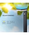 5,5W LED Solar Lygtepæl - PIR Sensor, IP54