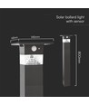 3W Solcelle Pullertlampe - LED, PIR Sensor, IP54
