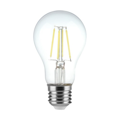 V-Tac Kultrådspære 4W E27 - 6500K, A60