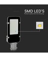 50W LED gadelampe med Samsung LED chip - 100lm/W, IP65, 6500K, grå, 110 grader