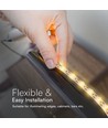 5m 18W/m LED strip, 135lm/W - 24V, 238 LED pr. meter, IP20, 3000K, dæmpbar