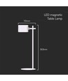 3W LED Bordlampe - Op/Ned, Magnetisk, Touch, Dæmpbar, 3i1, Hvid, Hus