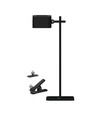 Opladelig 3-i-1 LED lampe - Magnetisk, dæmpbar, CCT, op/ned lys, sort, inkl. fod og 2 stk. monteringsbeslag