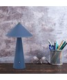 3W bordlampe - LED, genopladelig, touch dæmpbar, 3i1, blå, hus