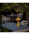 3W bordlampe - LED, genopladelig, berøringsdæmpbar, 3i1, gul, hus