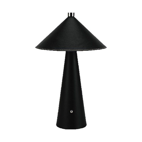 3W Bordlampe - LED Opladbar, Touch dæmpbar, 3i1, sort, hus