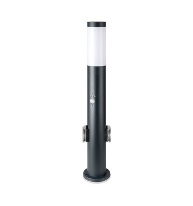 Pullertlampe - Rustfrit Stål Hus (60 cm) IP44 Grå