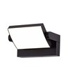 17W LED væglampe - IP65, sort, aluminium