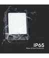 15W LED solcelle projektør med solpanel - 4000K, 3.7V, IP65, inkl. fjernbetjening, arbejdslampe, udendørs