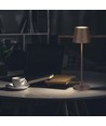 1,5W LED - Bordlampe, Touch, Dæmpbar, 3000K, IP54, Sand Cortenfarvet Hus
