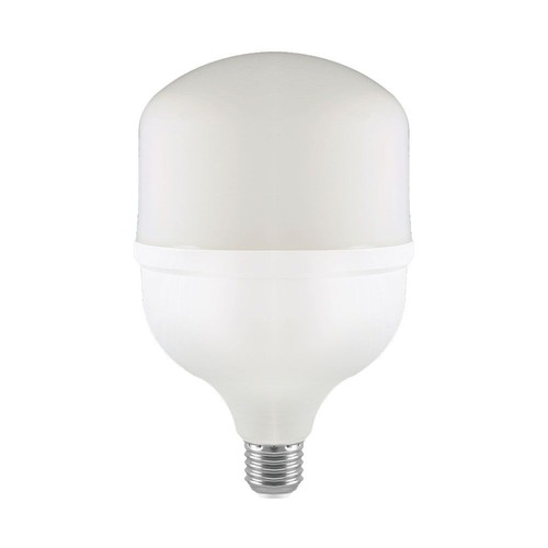 E27/E40 40W LED pære - 105lm/W, 6500K, T120, inkl. E40 adapter, kold hvid