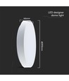 V-Tac Rund 40W LED loftslampe, CCT - 3 lyskulører og dæmpning via fjernbetjening, Ø40cm