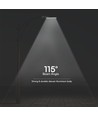 150W LED gadelampe med Samsung chip - 135lm/W, IP65, 6500K, PRO Series