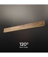 24W Hængelampe - LED, 3000K, Maling Træ, HUS