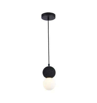 LED Designer Pendel Lampe G9 - Sort + Hvid Hus