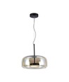 6W Designer pendel - Ø35cm, 750lm, 3000K, metal og glas, indendørs loftlampe