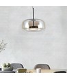 6W Designer pendel - Ø35cm, 750lm, 3000K, metal og glas, indendørs loftlampe