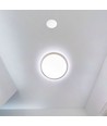360° tilstedeværelsessensor til loft - IP65, 3m rækkevidde, hvid, justerbar timer og lux