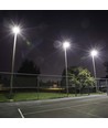 500W LED projektør - 1m kabel, Samsung chip, 6500K, sort hus, IP65, 135lm/W