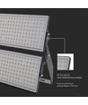 500W LED projektør - 1m kabel, Samsung chip, 6500K, sort hus, IP65, 135lm/W