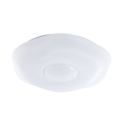 40W LED Designer Dome loftslampe - 4000lm, 3-i-1 CCT, dæmpbar, inkl. fjernbetjening, blomstermønster