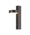 8W Væglampe - LED, USB-funktion, 3000K, akryl, sort