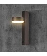 8W Væglampe - LED, USB-funktion, 3000K, akryl, sort