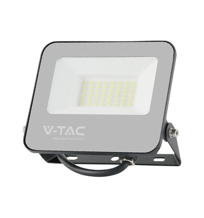 V-Tac 30W RGB+kold hvid projektør - Sort hus, fjernbetjening, IP65