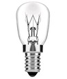 E14 15W halogen ovnpære - 90lm, Maks. 300°C
