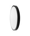 24W LED sensorlampe - IP44, Ø35cm, sort kant, indbygget sensor, fjernbetjening, inkl. lyskilde