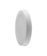 12W LED loftslampe - Ø16,7cm, 6500K - kold hvid, IP20, hvid kant, rund, 5 års garanti