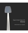 2W-3W genopladelig LED bordlampe - Ø8cm, 3-trin dæmpbar, hvid, inkl. USB-kabel