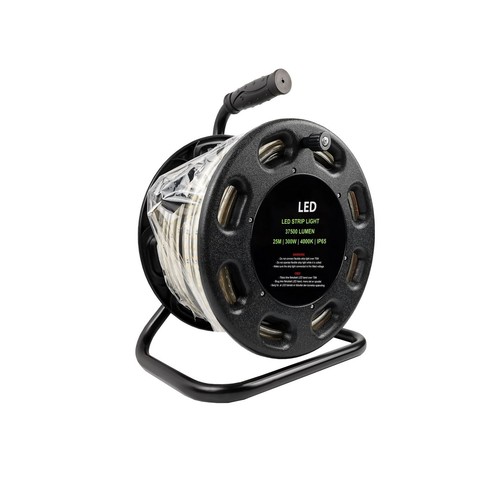 25m Arbejdslys tromle - 230V, 250W, neutral hvid, IP65