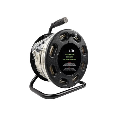 25m Arbejdslys tromle - 230V, 300W, neutral hvid, IP65