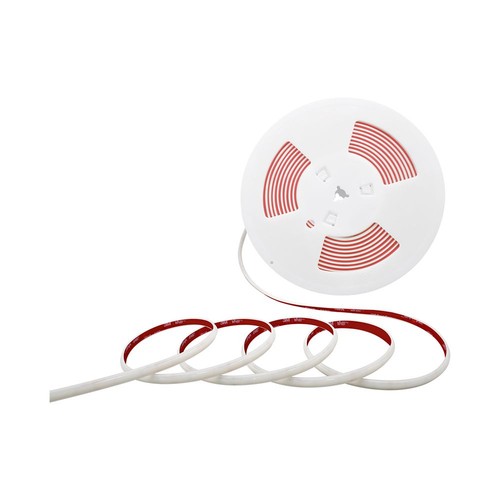 5m 12,5W/m COB-LED strip - IP65 vandtæt, 286 LED pr. meter, 6500K, 8mm bredde