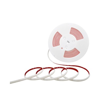 10m 12,5W/m COB-LED strip sæt, 3000K - IP65, 1100lm/m, 286 LED pr. meter, 8mm bredde