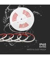 10m 12,5W/m COB-LED strip sæt, 4000K - IP65, 1100lm/m, 286 LED pr. meter, 8mm bredde