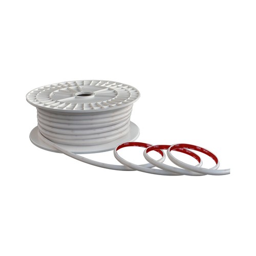 286 LED stribelys 12.5W/m - 3000K, 50m/rulle, 220V, IP65