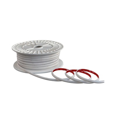286 LED stribelys 12.5W/m - 3000K, 50m/rulle, 220V, IP65