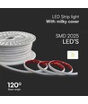 50m 12W/m COB-LED strip, 3000K - IP65, 286 LED pr. meter, fleksibel, 50 meter rulle