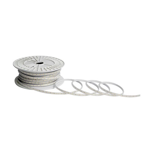 121 LED Stribe Lys 10,5W/m - Blå, 50m/rul, 220V, IP65
